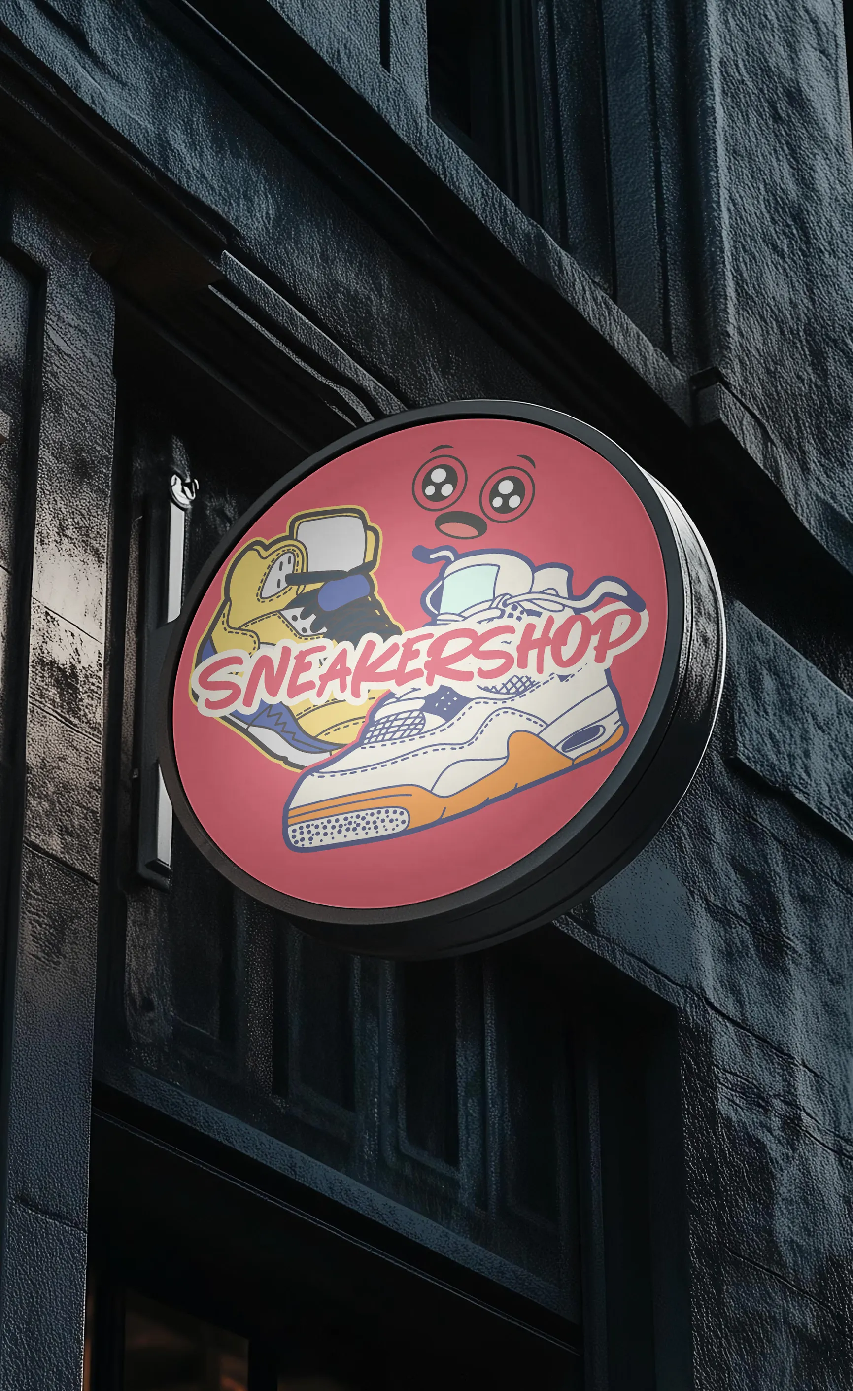 Projekt reklamy dla sklepu sneakers